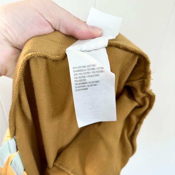 Logo lounge pull on tan camel mini skirt size XL - Picture 4 of 4